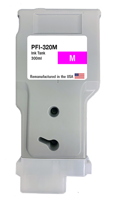 U.S. Remanufactured for Canon PFI-320M 300ml Magenta Ink Cartridge