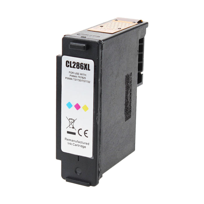 Remanufactured Canon CL-286XL (6216C001) Inkjet Cartridge, Tri-Color