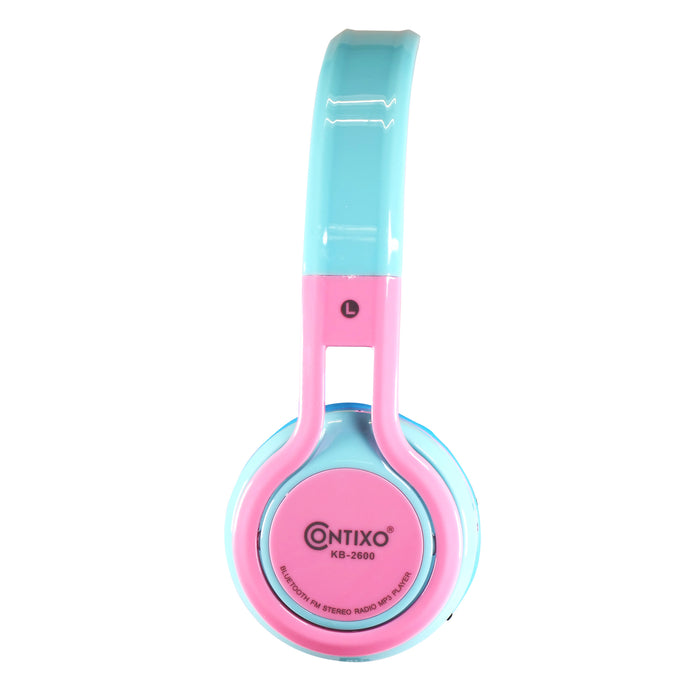 Contixo CNXKB2PINK KB2 Premium Kids Headphones, Pink