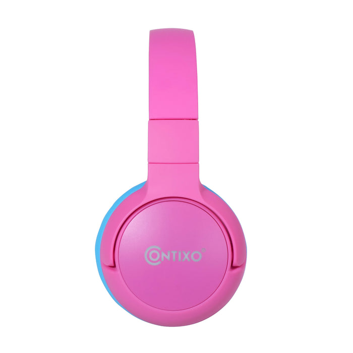 Contixo CNXKB5PINK KB5 Kids Wireless Bluetooth Headphones, Pink