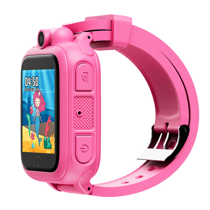 Contixo CNXKW1PINK KW1 Smart Watch for Kids with Educational Games, HD Touch Screen, Camera, and MP3 Music Player, Pink