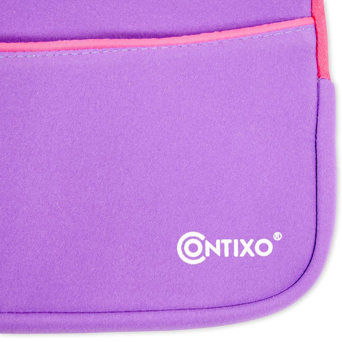 Contixo CNXTB02PUR TB02 Protective Carrying Bag Sleeve Case for 10" Tablets, Purple