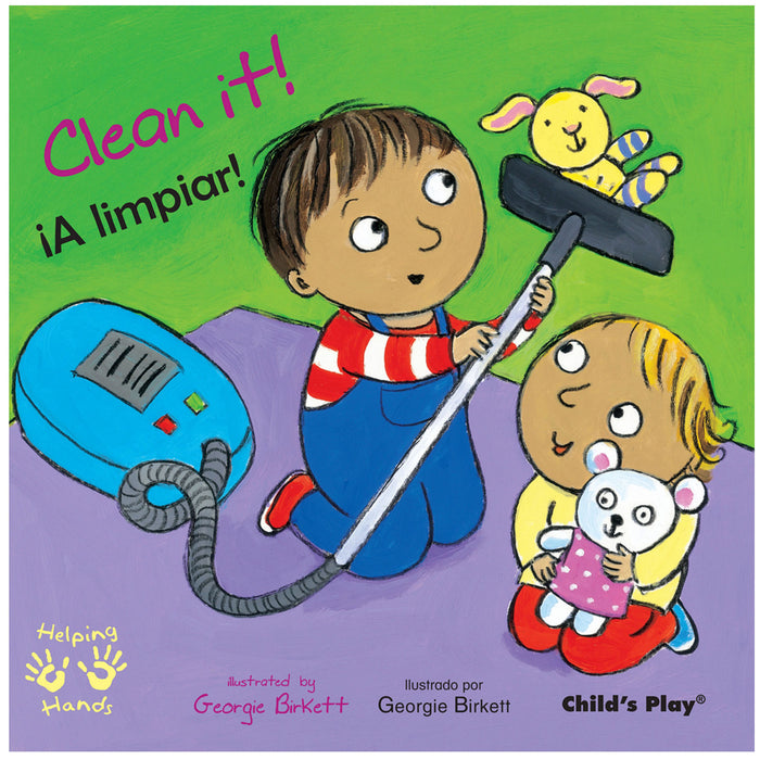 Child's Play Books CPYCPHH Helping Hands/Manos Amigas Bilingual Books, Set of 4