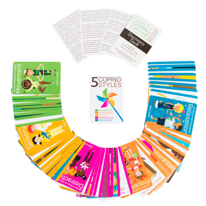 Coping Skills for Kids CSKCCDIS Coping Cue Cards&trade; Discovery Deck&trade;
