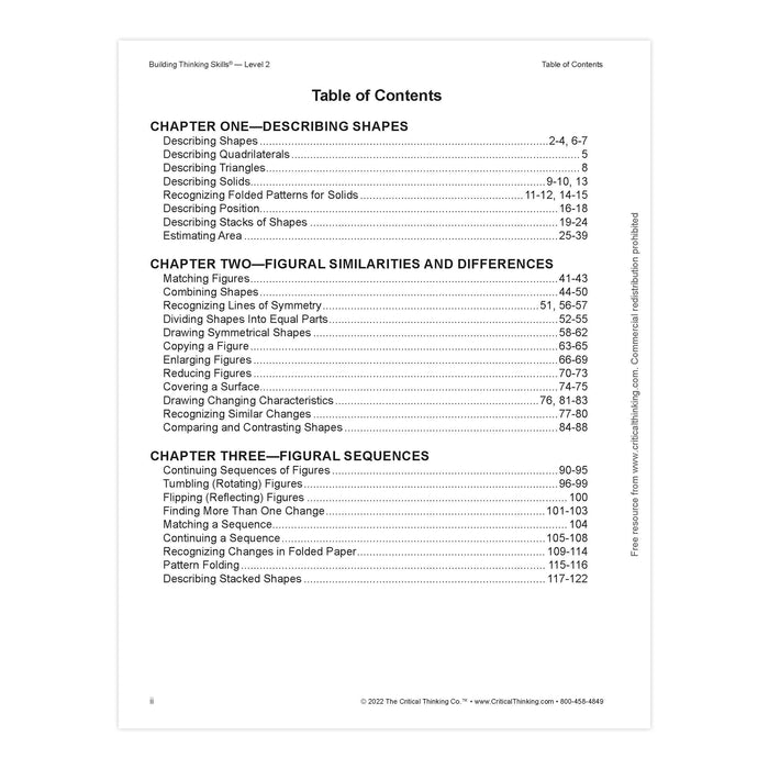 The Critical Thinking Co. CTB05246 Building Thinking Skills, Level 2, Grades 4-6