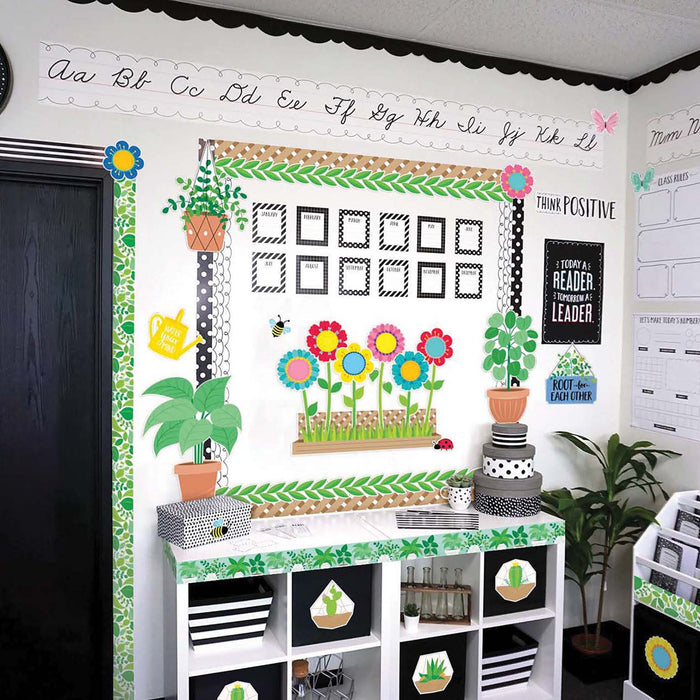 Creative Teaching Press CTP10409 Positively Plants Plant Positive Bulletin Board Set