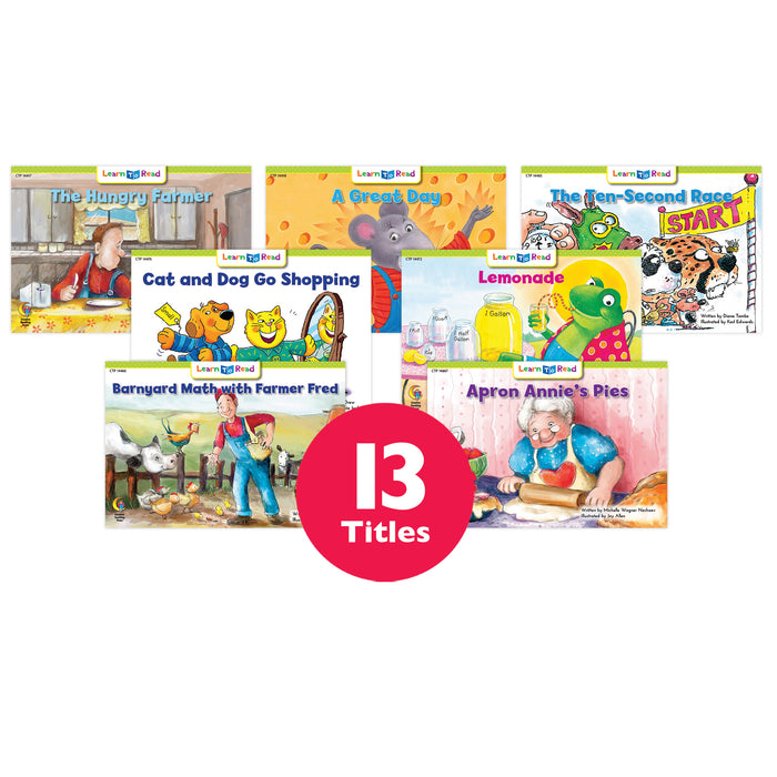 Creative Teaching Press CTP18042 Learn to Read Variety Pack 15, Level G-H, 13 Books