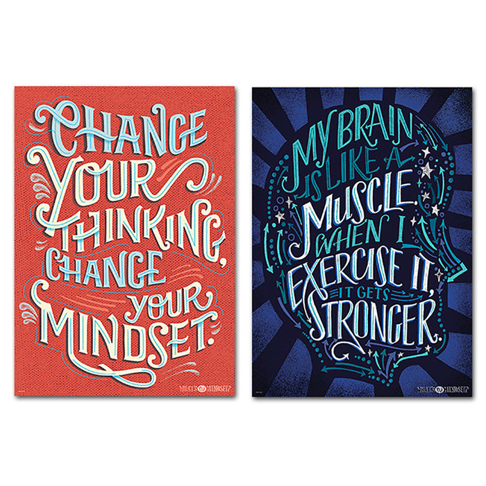 Creative Teaching Press CTP5692 Mindset Inspire U Poster 6-Pack