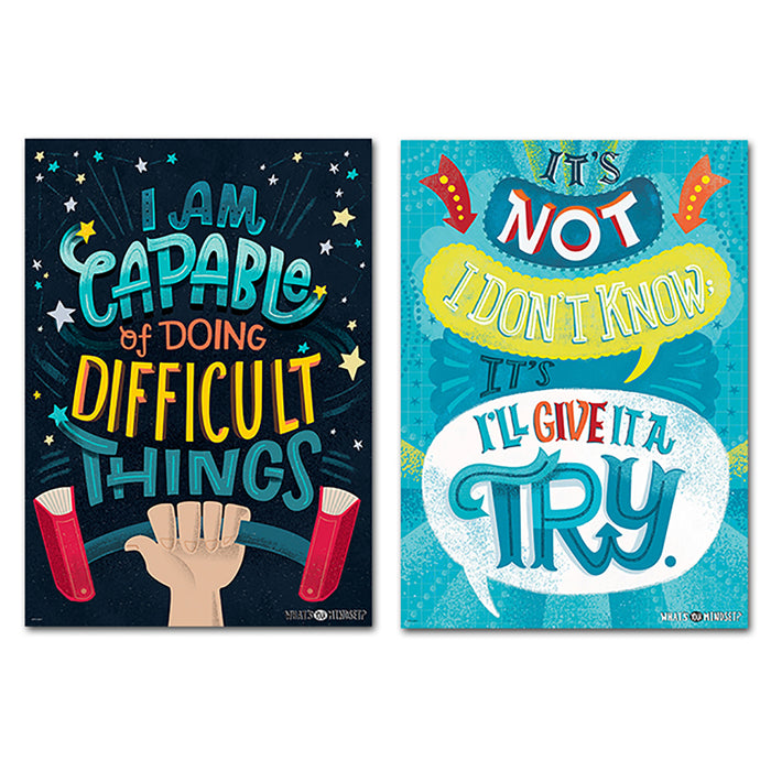 Creative Teaching Press CTP5692 Mindset Inspire U Poster 6-Pack