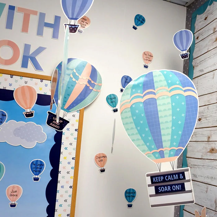 Creative Teaching Press CTP8596 Calm & Cool Soaring High Bulletin Board Set, 57 Pieces
