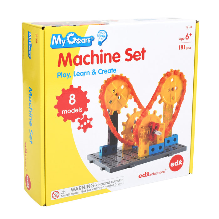 edxeducation CTU12164 My Gears - Machine Set - 181-Piece Model Set