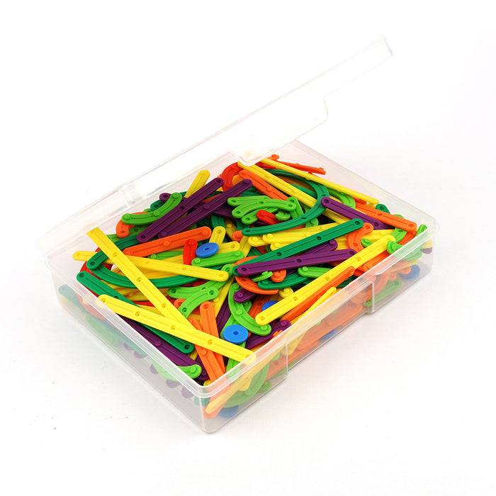 edxeducation CTU21368 GeoStix Letter Construction Set - 200 Connecting Sticks - 50 Activities