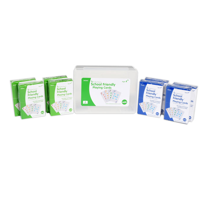 edxeducation CTU24536 School Friendly Playing Cards - Set of 8 decks