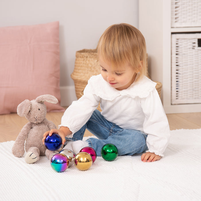 TickiT CTU72265 Sensory Reflective Color Mystery Balls, Set of 6