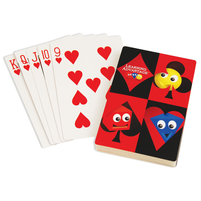 Learning Advantage CTU7931 Standard Playing Cards - Set of 52