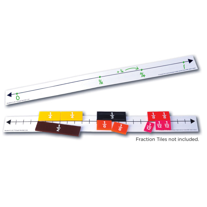 Learning Advantage CTU7997 Student F.U.N. Empty Number Line - Set of 10
