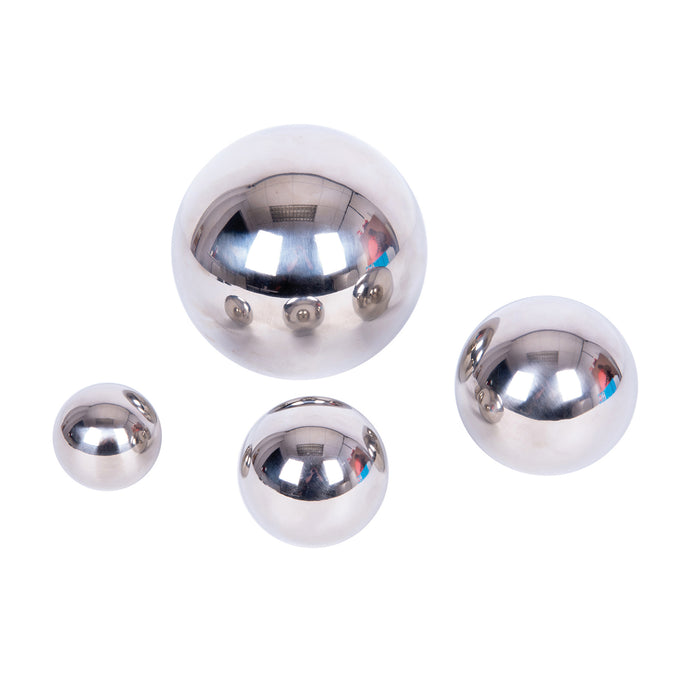 TickiT CTU9322 Sensory Reflective Balls - Silver - Set of 4