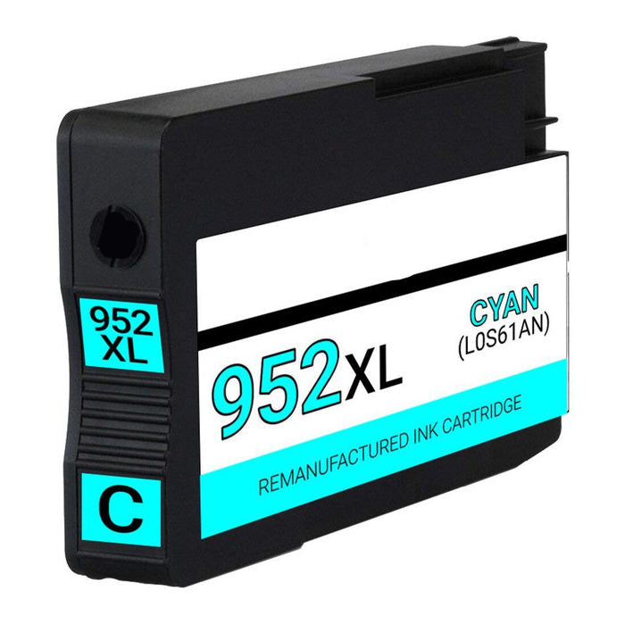 CW Outlet & Supplies Compatible L0S61AN 952XL High Yield Cyan Ink HEWLETT-PACKARD