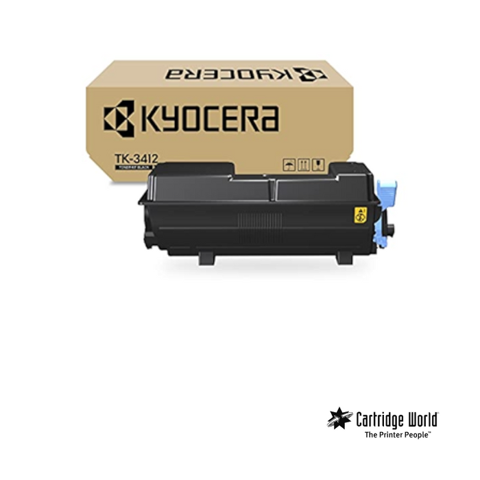 CW Outlet & Supplies Compatible 1T0C0X0US0 TK3412 Black Toner KYOCERA