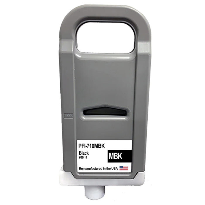 U.S. Remanufactured for Canon PFI-710MBK 700ml Matte Black Ink Cartridge