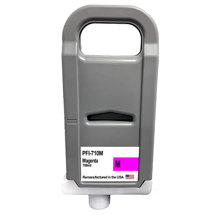 U.S. Remanufactured for Canon PFI-710M 700ml Magenta Ink Cartridge
