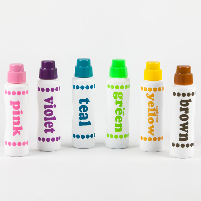 Do-A-Dot Art! DAD103 Washable Brilliant Dot Markers, 6 Colors