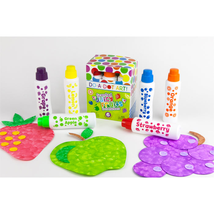 Do-A-Dot Art! DAD202 Scented Juicy Fruit Dot Markers, Pack of 6