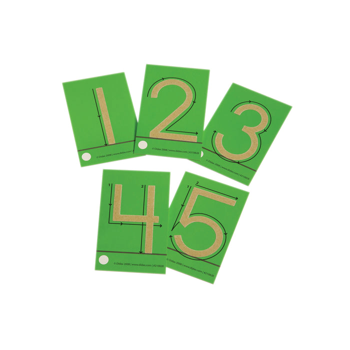 Didax DD-210828 Tactile Sandpaper Numerals