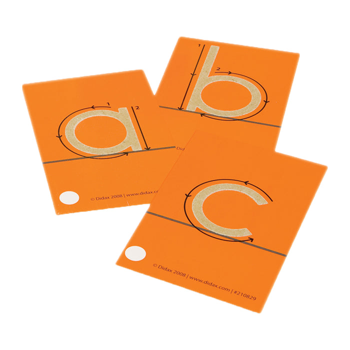 Didax DD-210829 Tactile Sandpaper Lowercase Letters