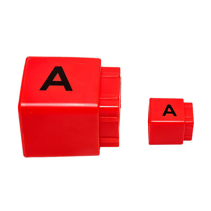 Didax DD-211265 Jumbo Alphabet Unifix Cubes, Set of 30