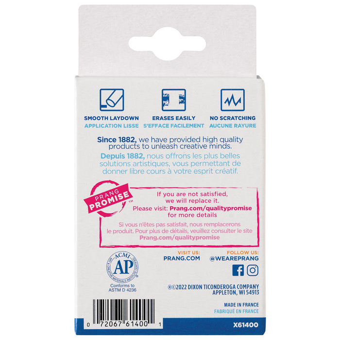 Prang DIX61400 Hygieia Dustless Board Chalk, Assorted Colors, Pack of 12