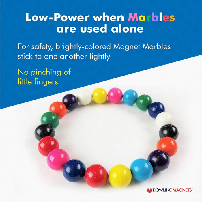 Dowling Magnets DO-736606 Magnet Marbles, Pack of 20