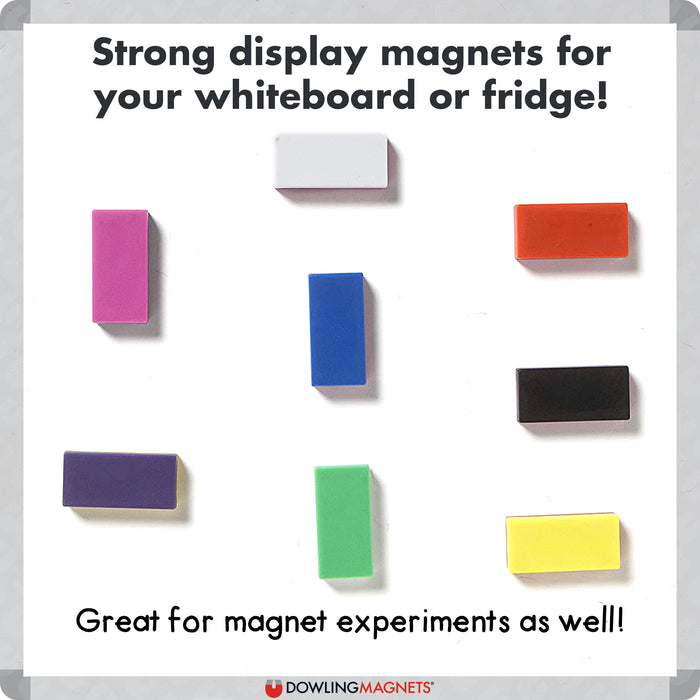 Dowling Magnets DO-MC15 Block Magnets Set, Pack of 12
