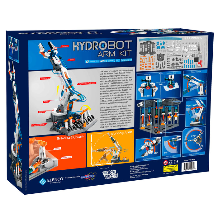Elenco EE-TTR632 TEACH TECH&trade; HydroBot Arm Kit
