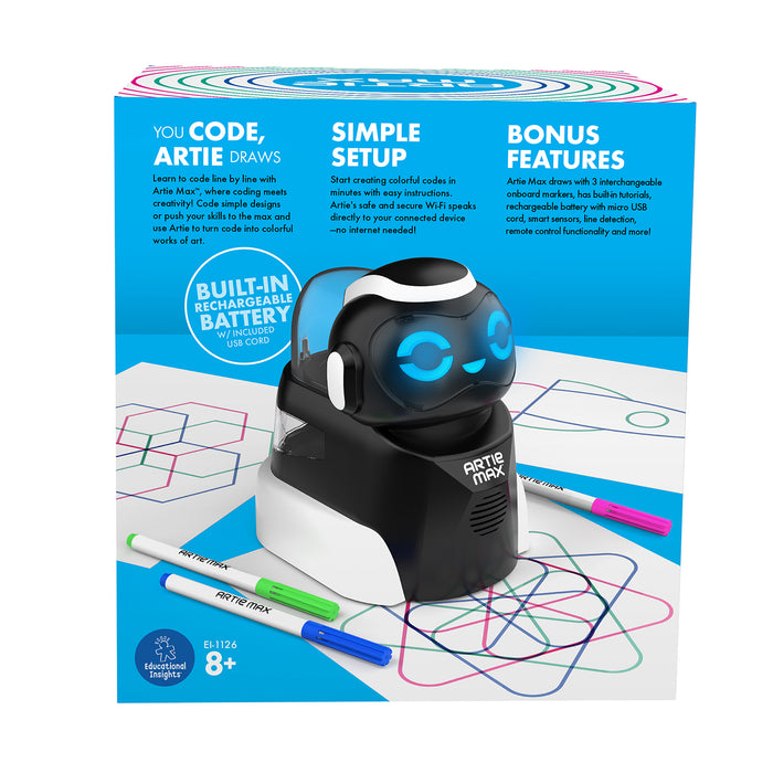 Educational Insights EI-1126 Artie Max&trade; The Coding Robot