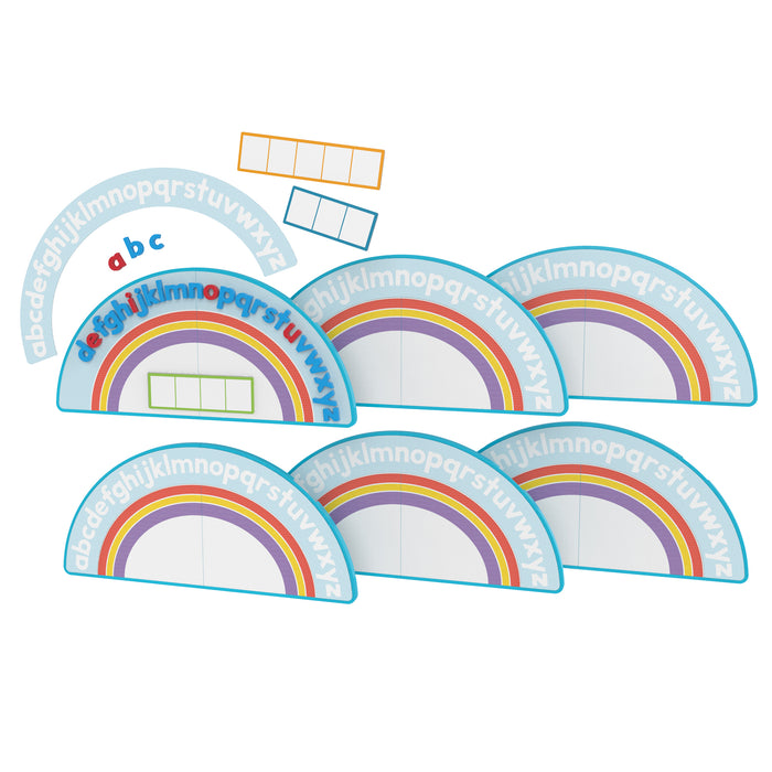 Educational Insights EI-1663 AlphaMagnets ABC Arc Mat, Pack of 6