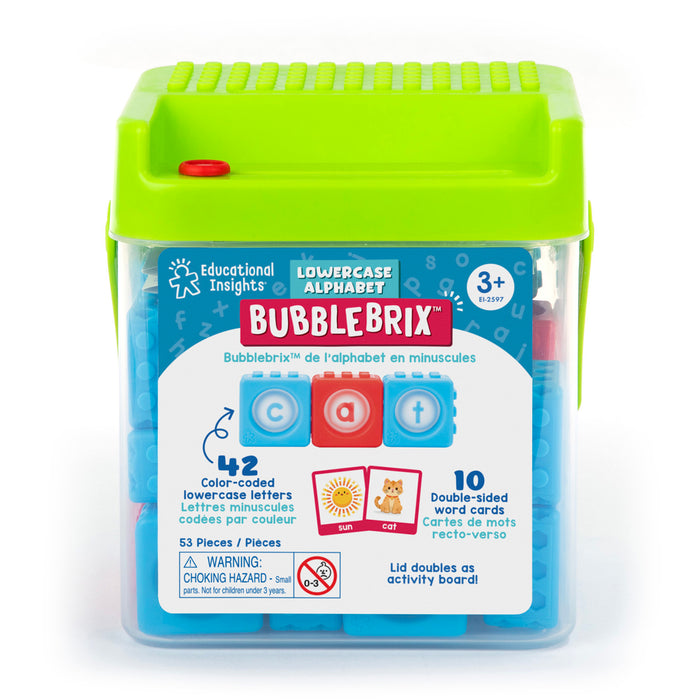 Educational Insights EI-2597 Lowercase BubbleBrix&trade;