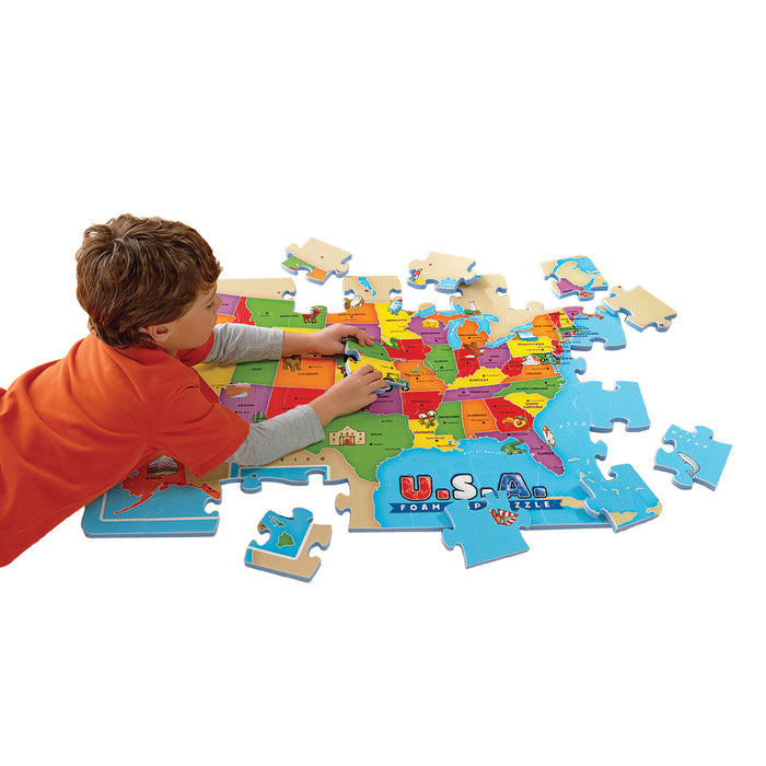 Educational Insights EI-4809 USA Foam Map Puzzle