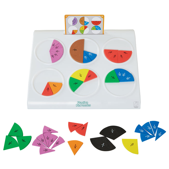 Educational Insights EI-8445 Fraction Pie Puzzles