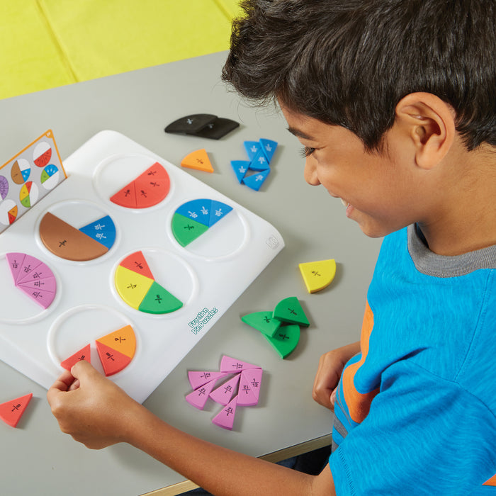 Educational Insights EI-8445 Fraction Pie Puzzles