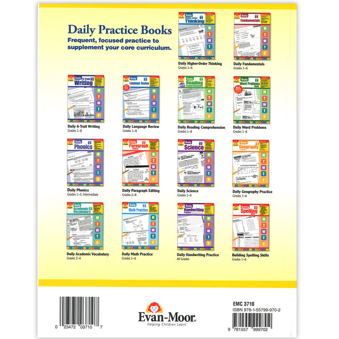 Evan-Moor Educational Publishers EMC3710 Daily Geography Practice Book, Grade 1