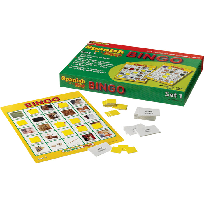 Edupress EP-2345 Spanish in a Flash&trade; Bingo, Set 1