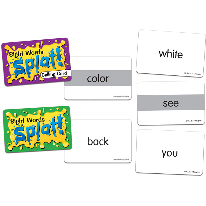 Edupress EP-3757 Sight Words Splat Game, Grades K-1