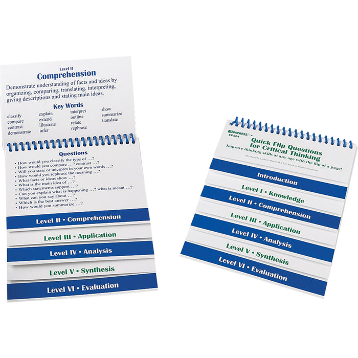 Edupress EP-504 Questions for Critical Thinking Quick Flip Resource&trade;