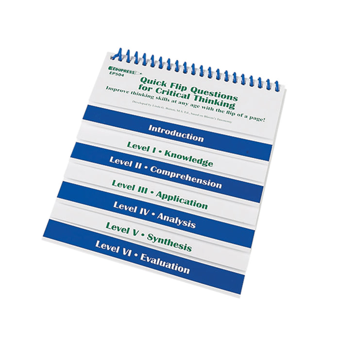 Edupress EP-504 Questions for Critical Thinking Quick Flip Resource&trade;