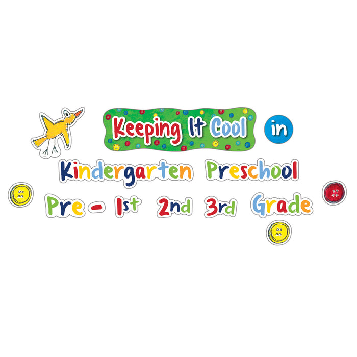 Edupress EP-63922 Pete the Cat Keeping It Cool In...Bulletin Board Set