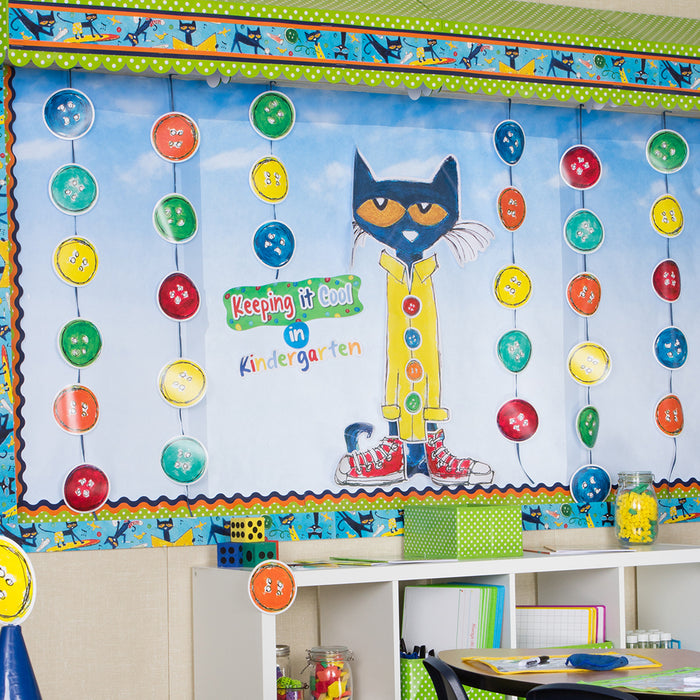 Edupress EP-63922 Pete the Cat Keeping It Cool In...Bulletin Board Set