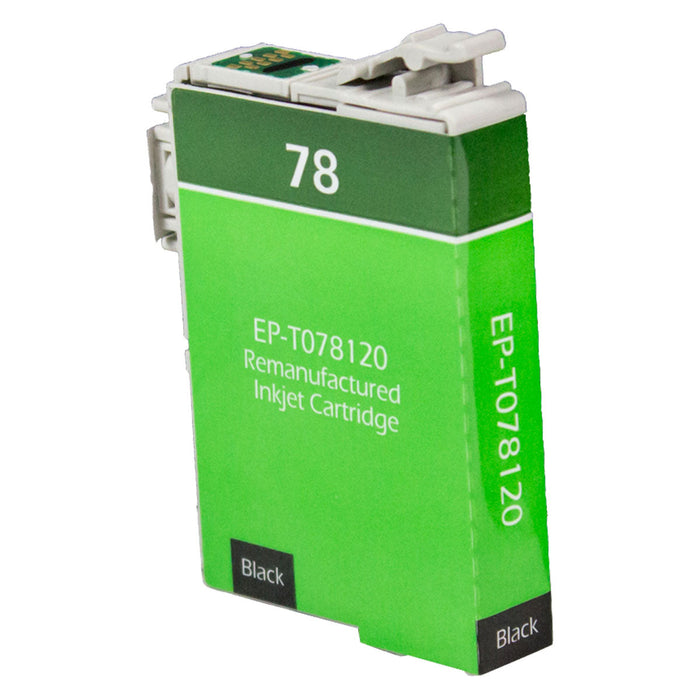 Remanufactured Epson 78 (T078120) InkJet Cartridge, Black, 9ML