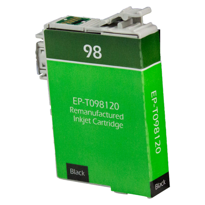 Remanufactured Epson 98 (T098120) InkJet Cartridge, Black, 550 High Yield