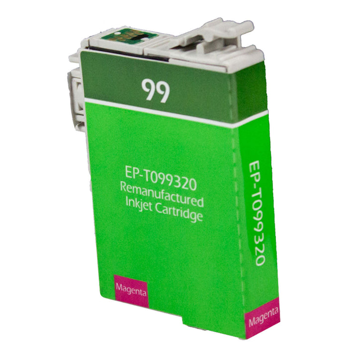 Remanufactured Epson 99 (T099320) InkJet Cartridge, Magenta, 450 Yield